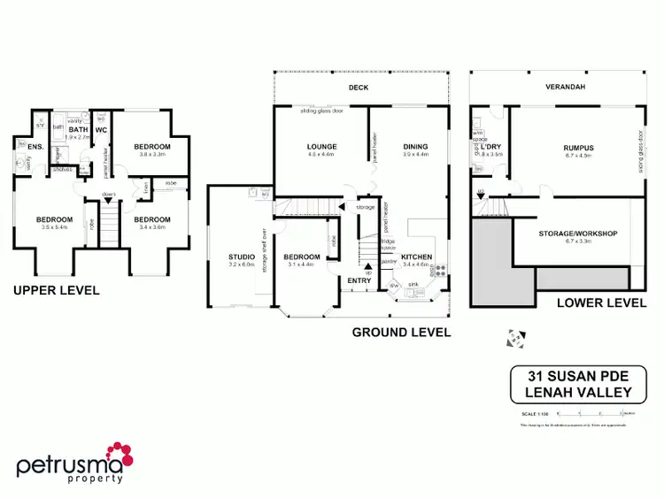 Floorplan of Homely house listing, 31 Susan Parade, Lenah Valley TAS 7008