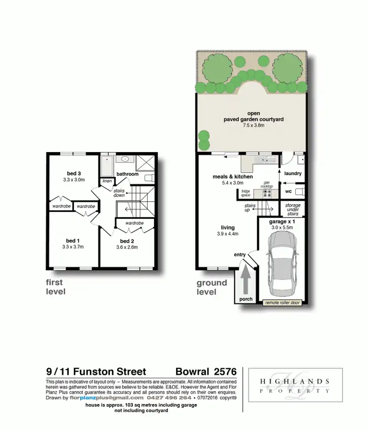 Floorplan of Homely unit listing, 9/11 Funston Street, Bowral NSW 2576