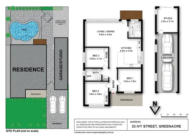 Floorplan of Homely house listing, 33 Ivy Street, Greenacre NSW 2190