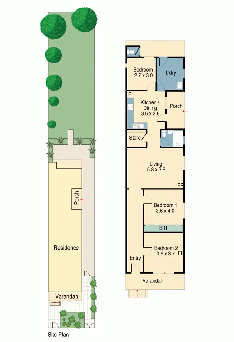 Floorplan of Homely house listing, 2 Lymerston St, Tempe NSW 2044
