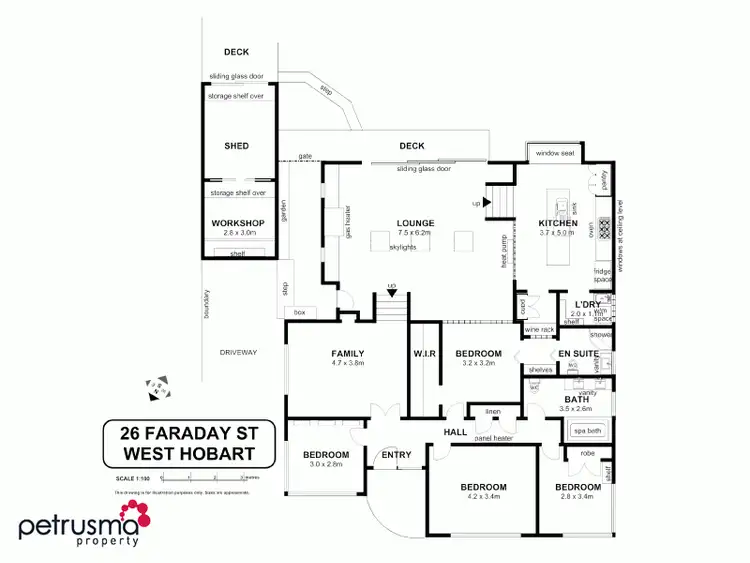 Floorplan of Homely house listing, 26 Faraday Street, West Hobart TAS 7000