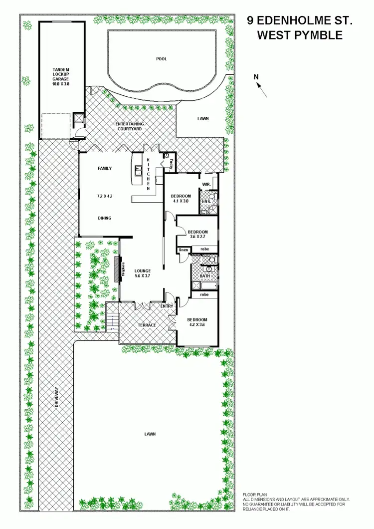Floorplan of Homely house listing, 9 Edenholme Street, Pymble NSW 2073