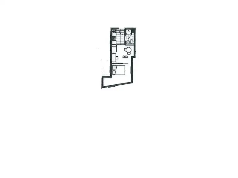 Floorplan of Homely apartment listing, 203/75 Flemington Road, North Melbourne VIC 3051