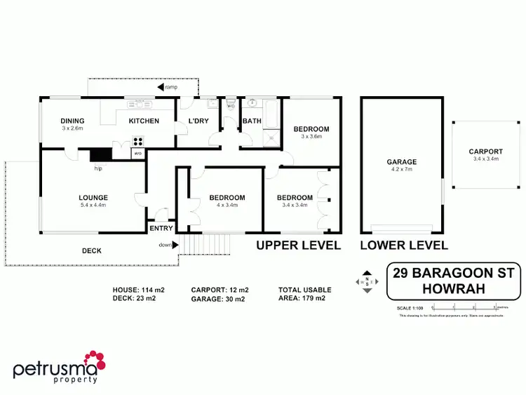 Floorplan of Homely house listing, 29 Baragoon Street, Howrah TAS 7018