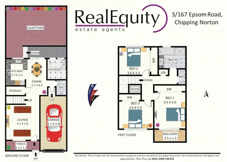 Floorplan of Homely townhouse listing, 3/167 Epsom Road, Chipping Norton NSW 2170
