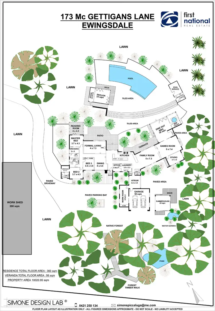 Floorplan of Homely house listing, 173 McGettigans Lane, Ewingsdale NSW 2481