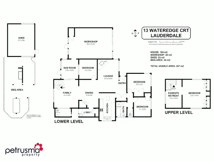 Floorplan of Homely house listing, 13 Wateredge Court, Lauderdale TAS 7021