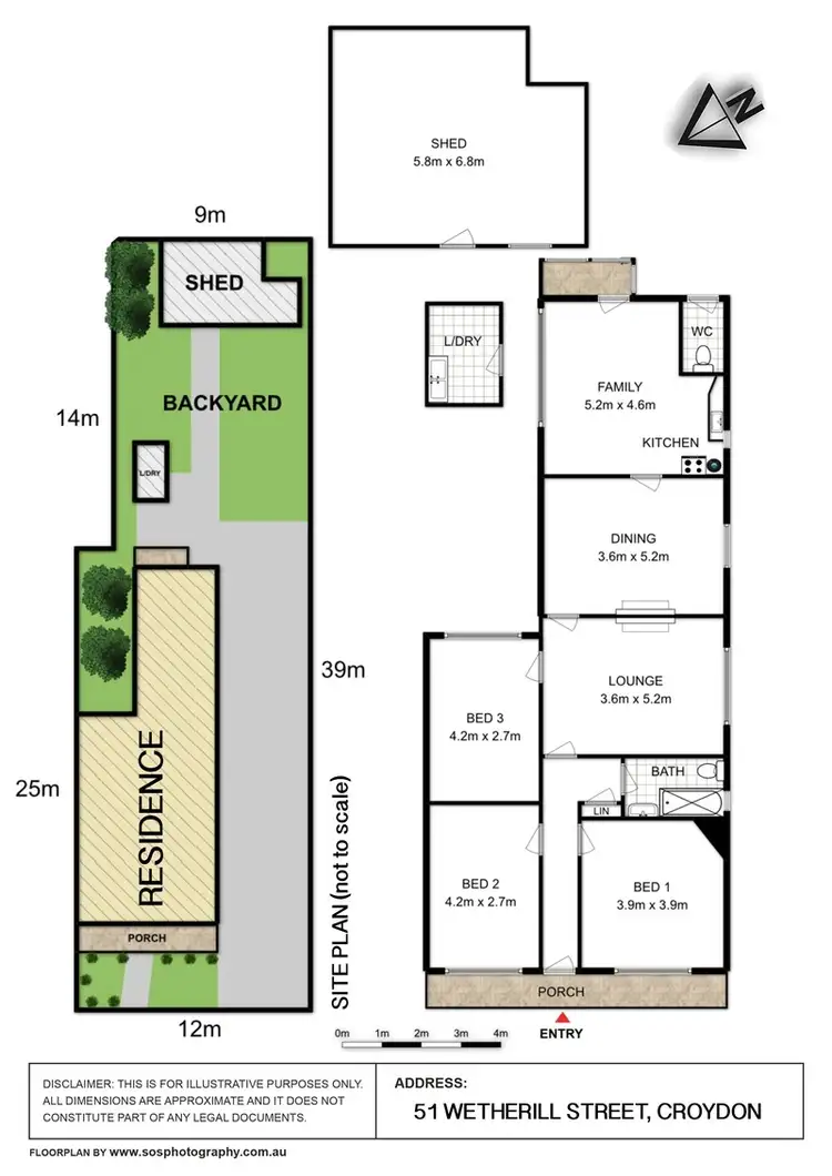 Floorplan of Homely house listing, 51 Wetherill Street, Croydon NSW 2132