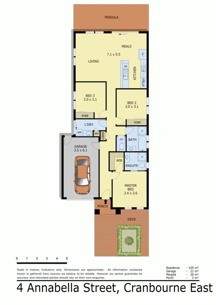 Floorplan of Homely house listing, 4 ANNABELLA STREET, Cranbourne East VIC 3977