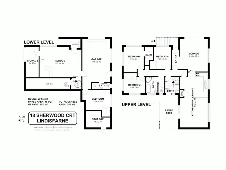Floorplan of Homely house listing, 18 Sherwood Court, Lindisfarne TAS 7015