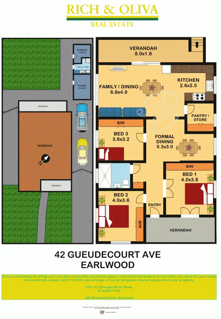 Floorplan of Homely house listing, 42 Gueudecourt Avenue, Earlwood NSW 2206