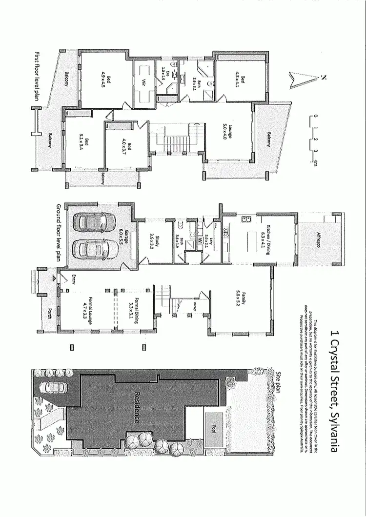 Floorplan of Homely house listing, 1 Crystal Street, Sylvania NSW 2224