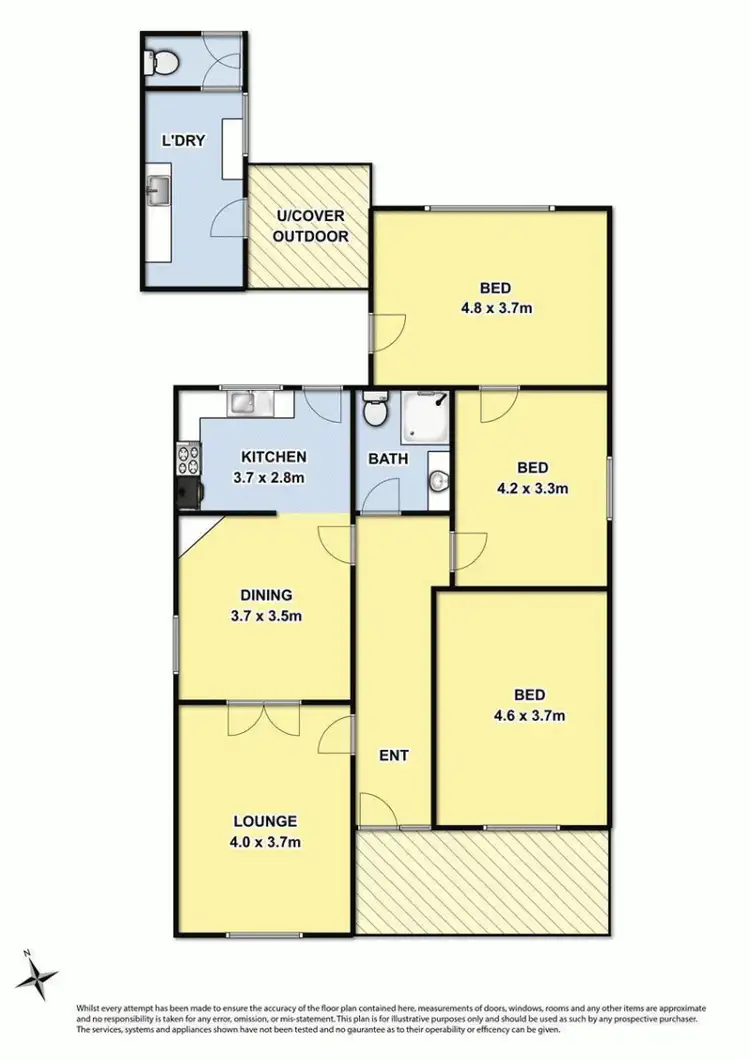 Floorplan of Homely house listing, 80 Keera Street, Geelong VIC 3220