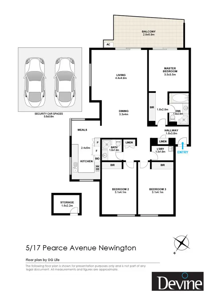 Floorplan of Homely apartment listing, 5/17 Pearce Avenue, Newington NSW 2127