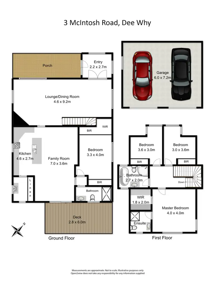 Floorplan of Homely house listing, 3 McIntosh Road, Dee Why NSW 2099