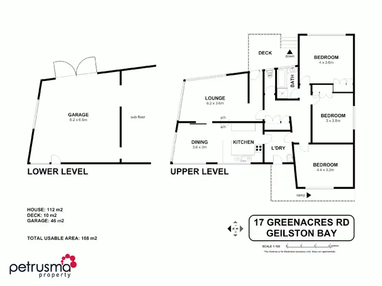 Floorplan of Homely house listing, 17 Greenacres Road, Geilston Bay TAS 7015