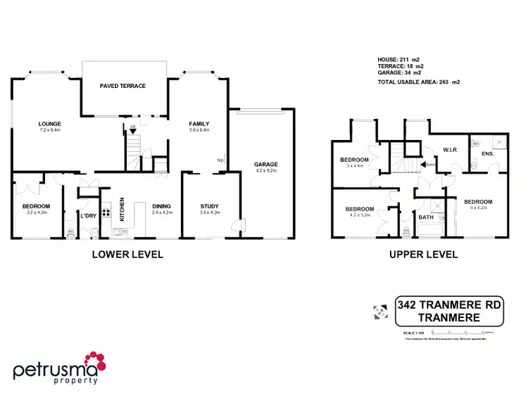 Floorplan of Homely house listing, 342 Tranmere Road, Tranmere TAS 7018