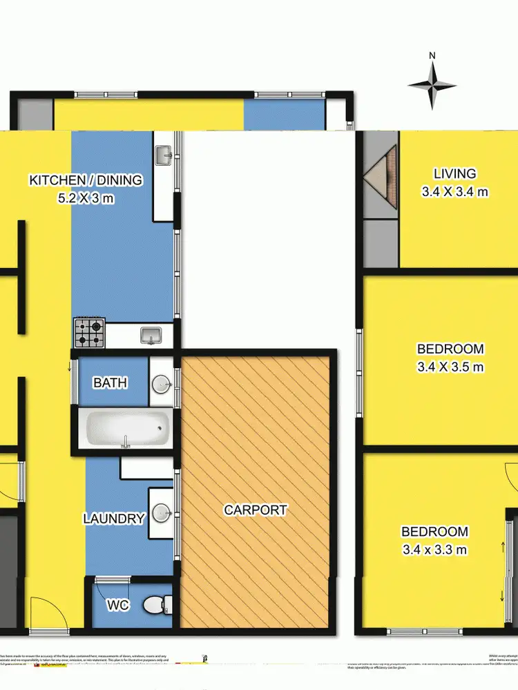 Floorplan of Homely house listing, 11 Great Ocean Road, Marengo VIC 3233