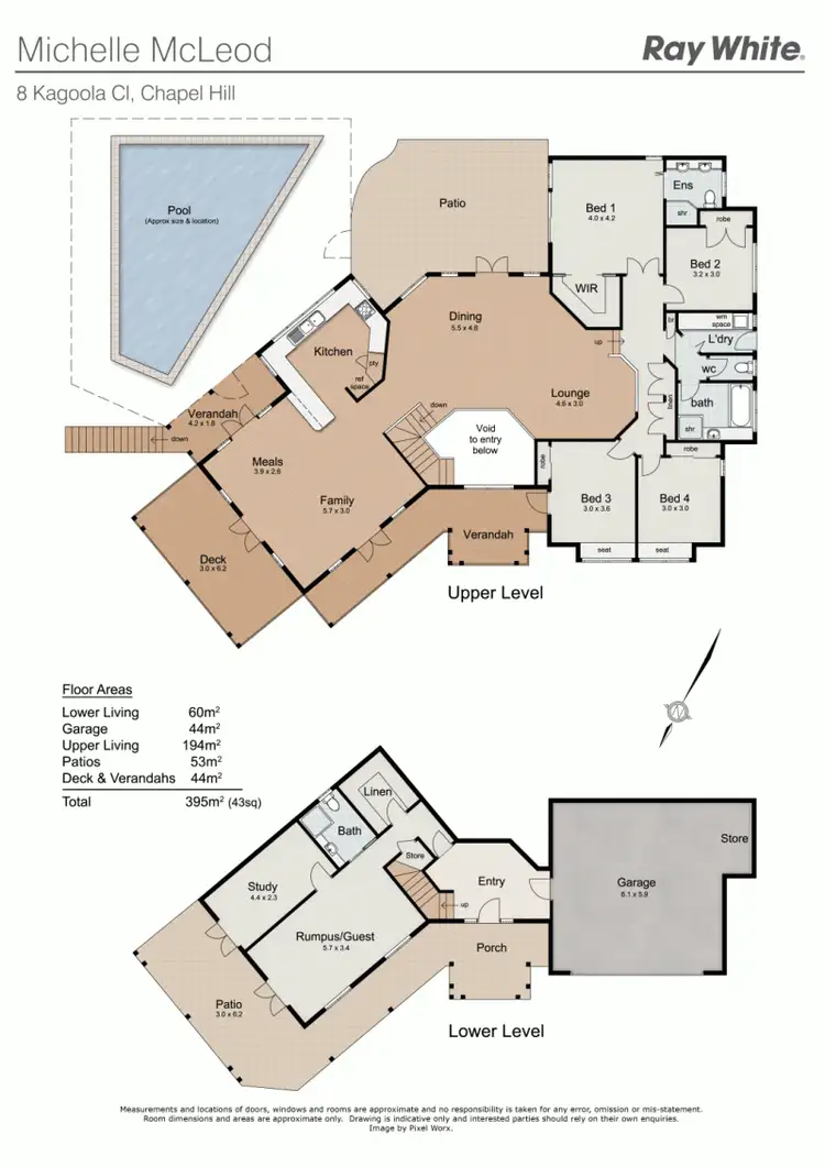 Floorplan of Homely house listing, 8 Kagoola Close, Chapel Hill QLD 4069