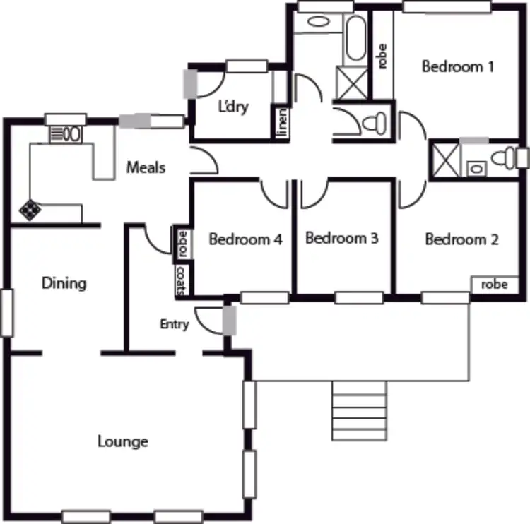Floorplan of Homely house listing, 6 Nanda Place, Waramanga ACT 2611