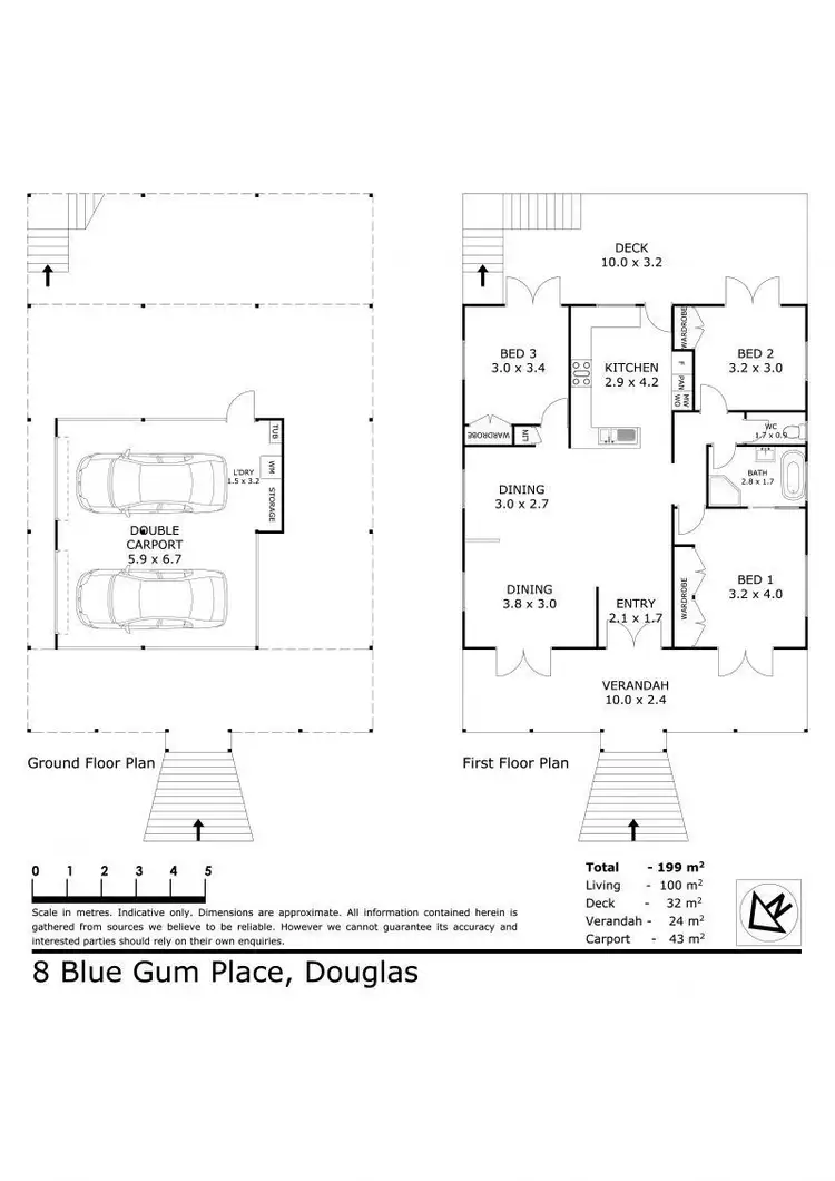 Floorplan of Homely house listing, 8 Blue Gum Place, Douglas QLD 4814