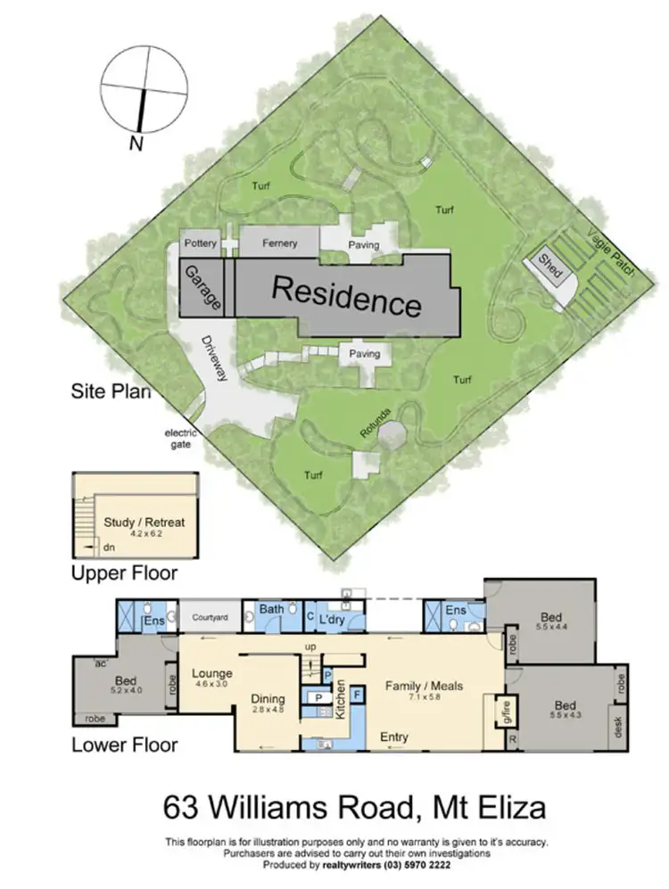 Floorplan of Homely house listing, 63 Williams Road, Mount Eliza VIC 3930