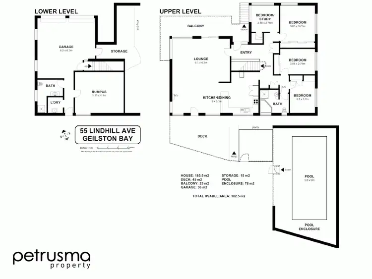 Floorplan of Homely house listing, 55 Lindhill Avenue, Geilston Bay TAS 7015