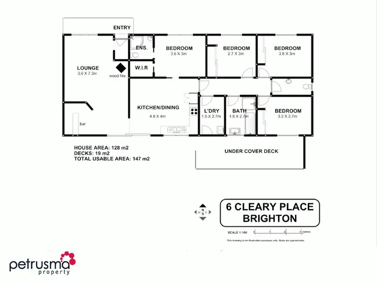 Floorplan of Homely house listing, 6 Cleary Place, Brighton TAS 7030