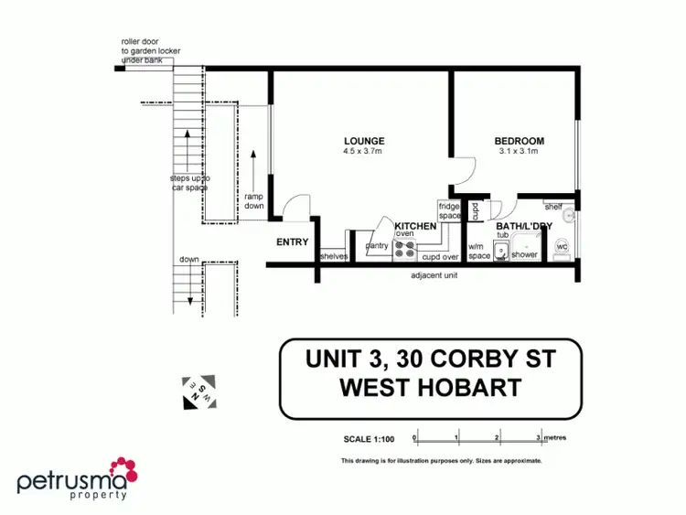 Floorplan of Homely house listing, 3/30 Corby Avenue, West Hobart TAS 7000