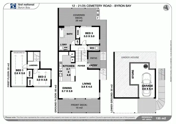 Floorplan of Homely house listing, 12/21-25 Cemetery Road, Byron Bay NSW 2481