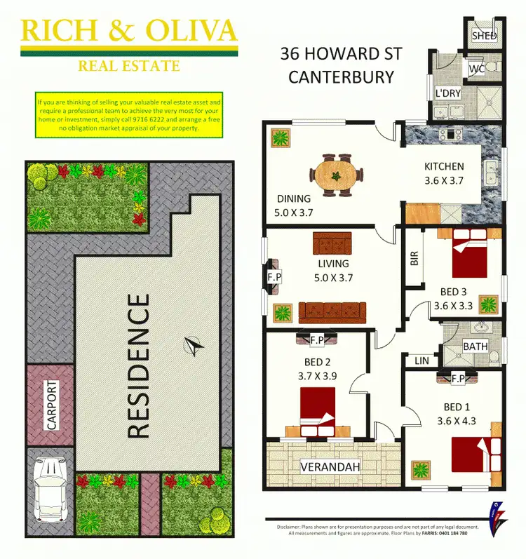 Floorplan of Homely house listing, 36 Howard Street, Canterbury NSW 2193