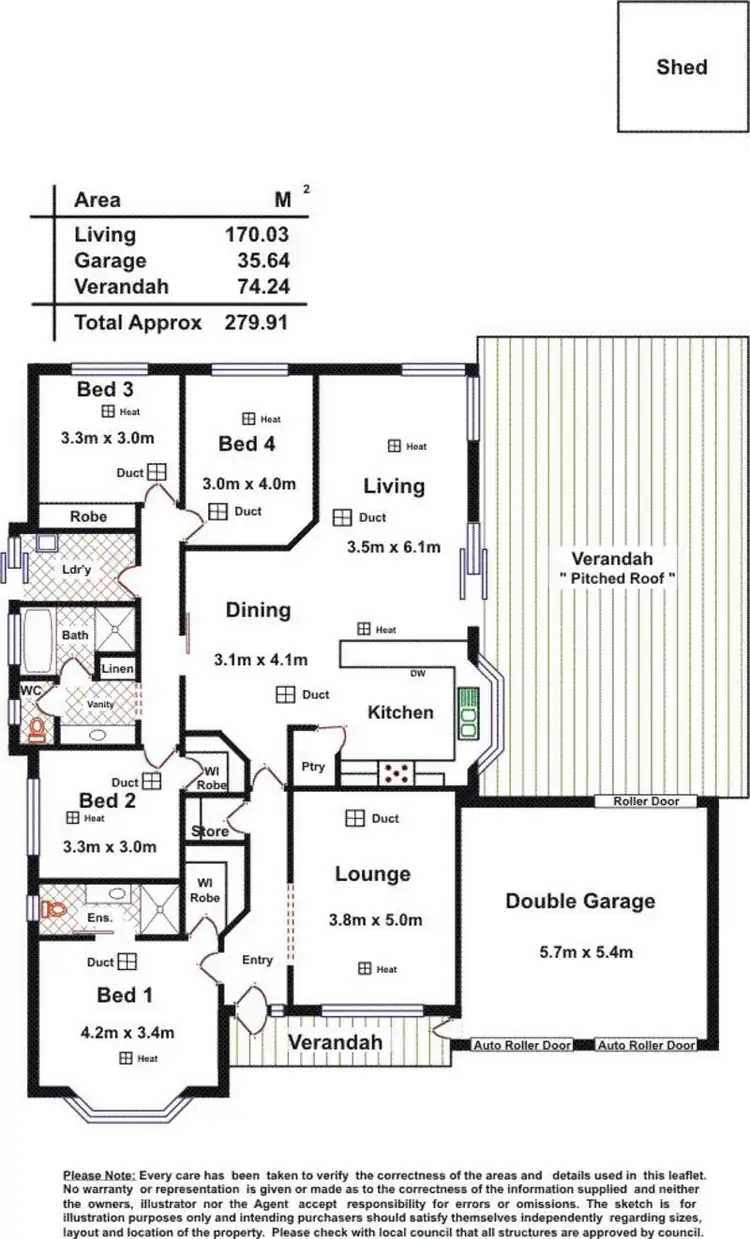 Floorplan of Homely house listing, Address available on request