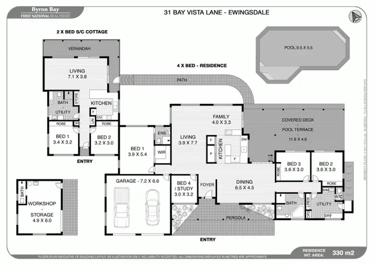 Floorplan of Homely house listing, 31 Bay Vista Lane, Ewingsdale NSW 2481
