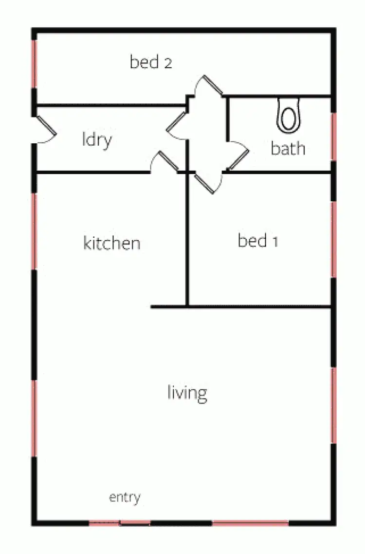Floorplan of Homely house listing, 7677 Western Highway, Drung VIC 3401