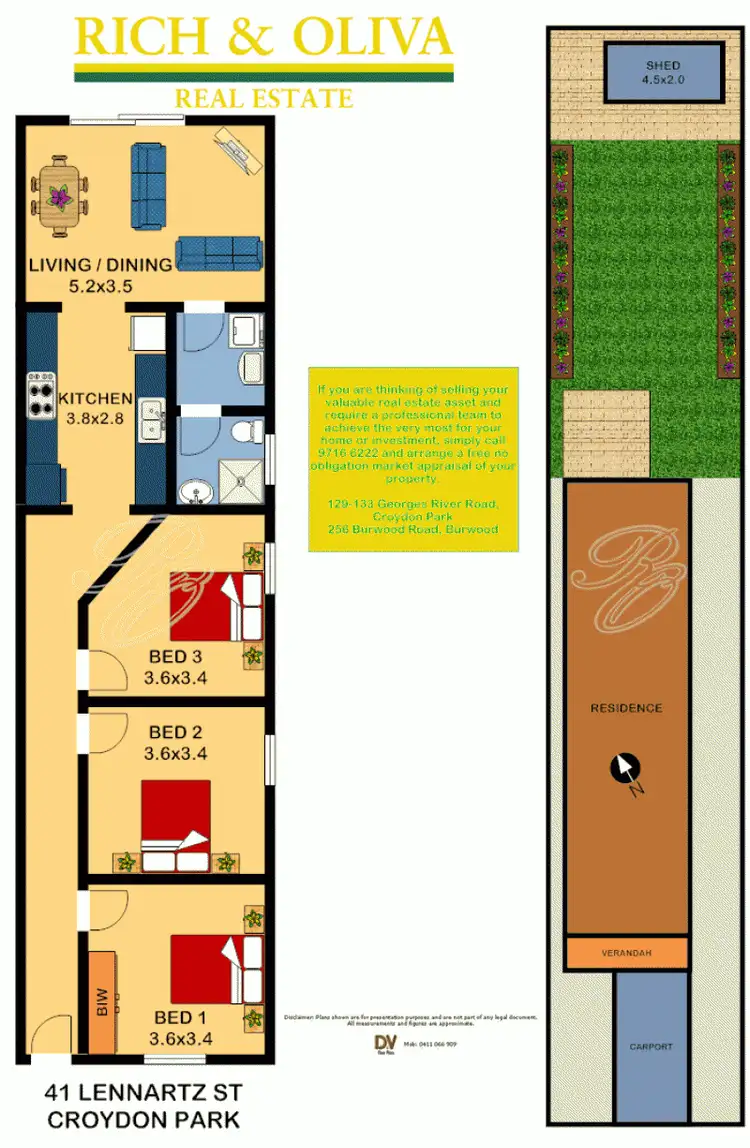Floorplan of Homely house listing, 41 Lennartz Street, Croydon Park NSW 2133