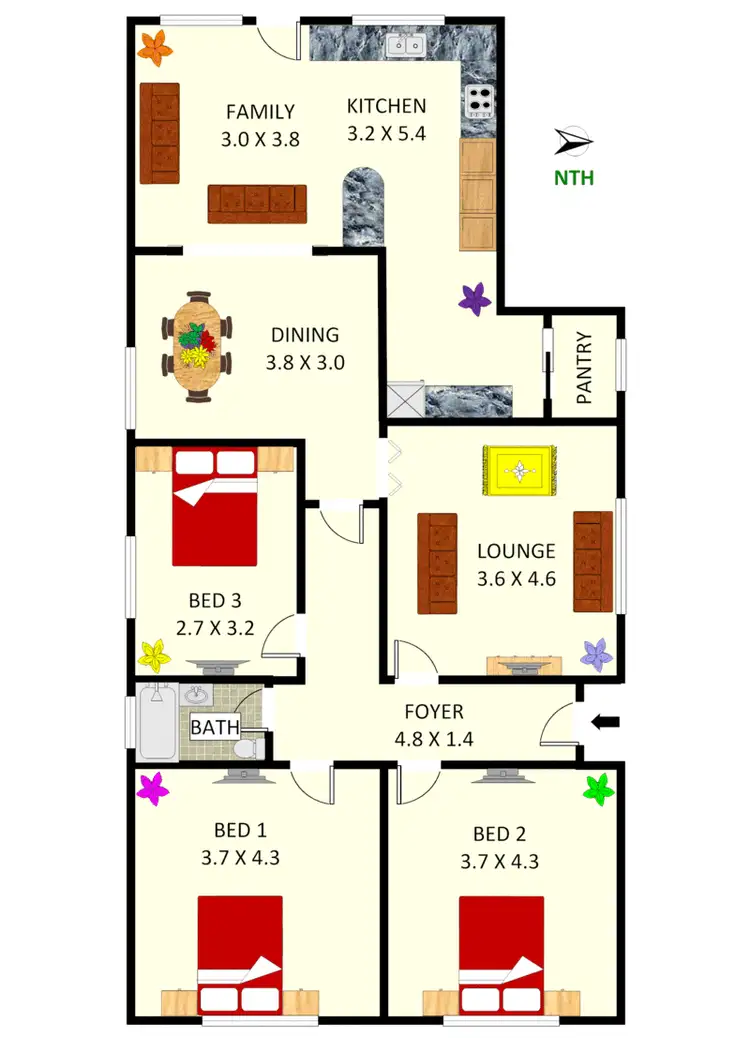 Floorplan of Homely house listing, 15 Service Avenue, Ashfield NSW 2131
