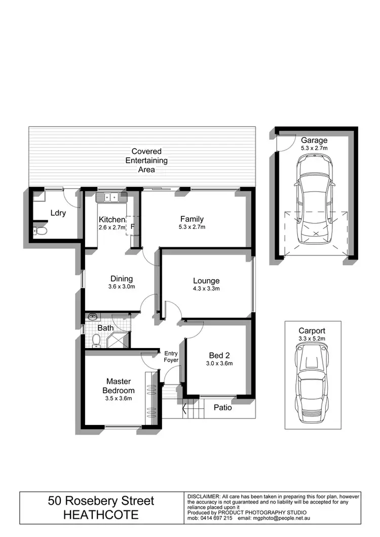 Floorplan of Homely house listing, 50 Rosebery Street, Heathcote NSW 2233