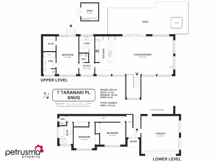 Floorplan of Homely house listing, 7 Taranaki Place, Snug TAS 7054