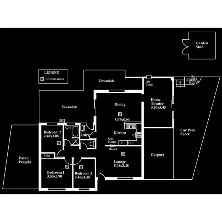 Floorplan of Homely house listing, 6 Cashel Place, Morphett Vale SA 5162