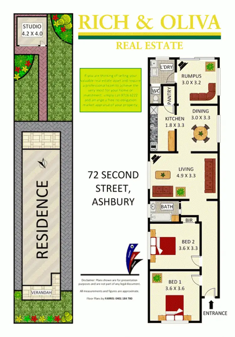 Floorplan of Homely house listing, 72 Second Street, Ashbury NSW 2193
