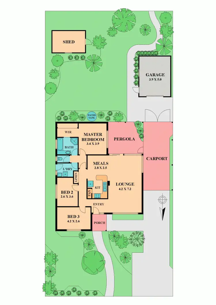 Floorplan of Homely house listing, 63 WILLIAM STREET, Wallan VIC 3756
