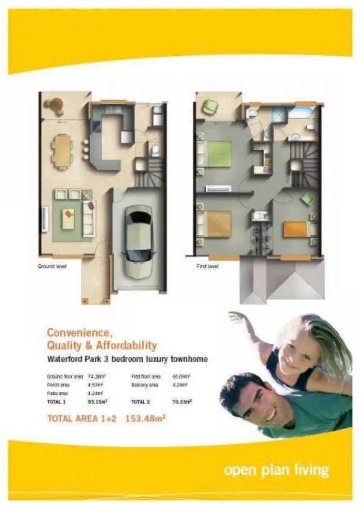 Floorplan of Homely townhouse listing, 98/116 Station Road, Loganlea QLD 4131