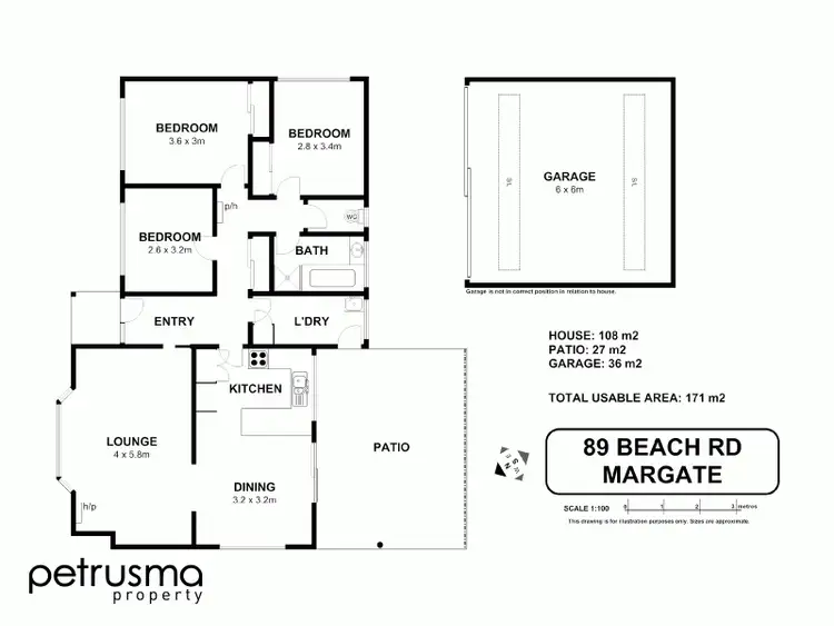 Floorplan of Homely house listing, 89 Beach Road, Margate TAS 7054