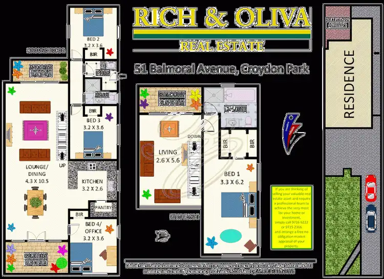 Floorplan of Homely house listing, 51 Balmoral Avenue, Croydon Park NSW 2133
