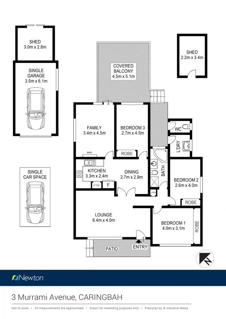 Floorplan of Homely house listing, 3 Murrami Avenue, Caringbah NSW 2229