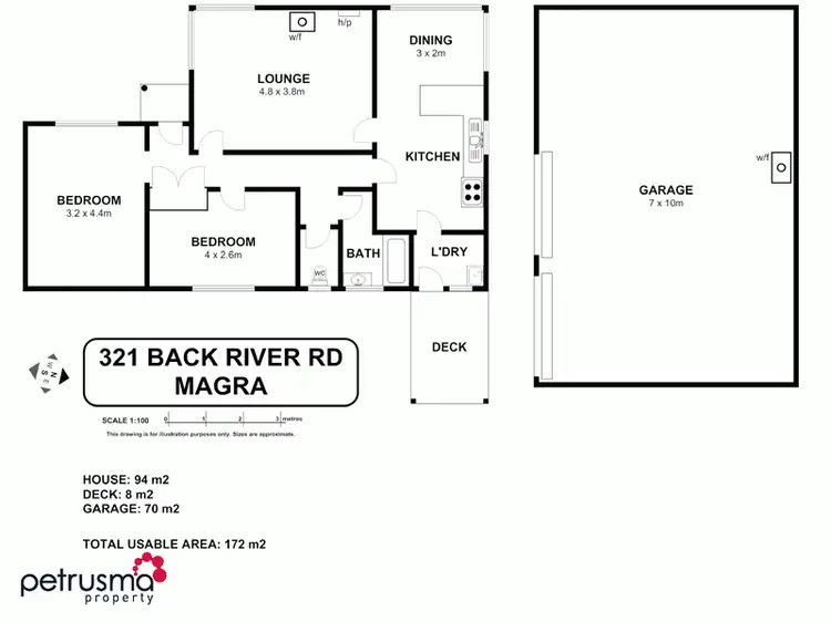 Floorplan of Homely house listing, 321 Back River Road, Magra TAS 7140