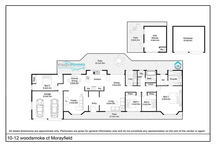 Floorplan of Homely house listing, 10-12 Woodsmoke Ct, Morayfield QLD 4506