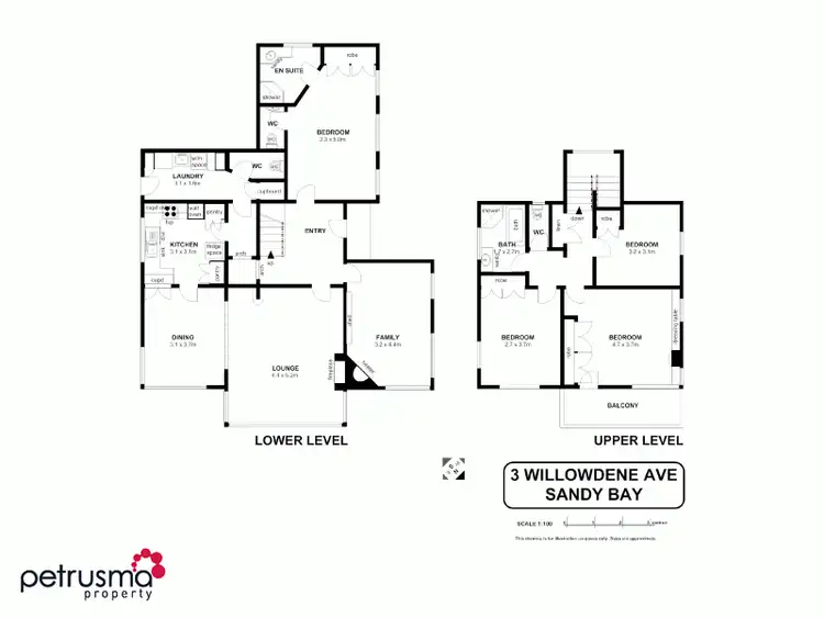 Floorplan of Homely house listing, 3 Willowdene Avenue, Sandy Bay TAS 7005