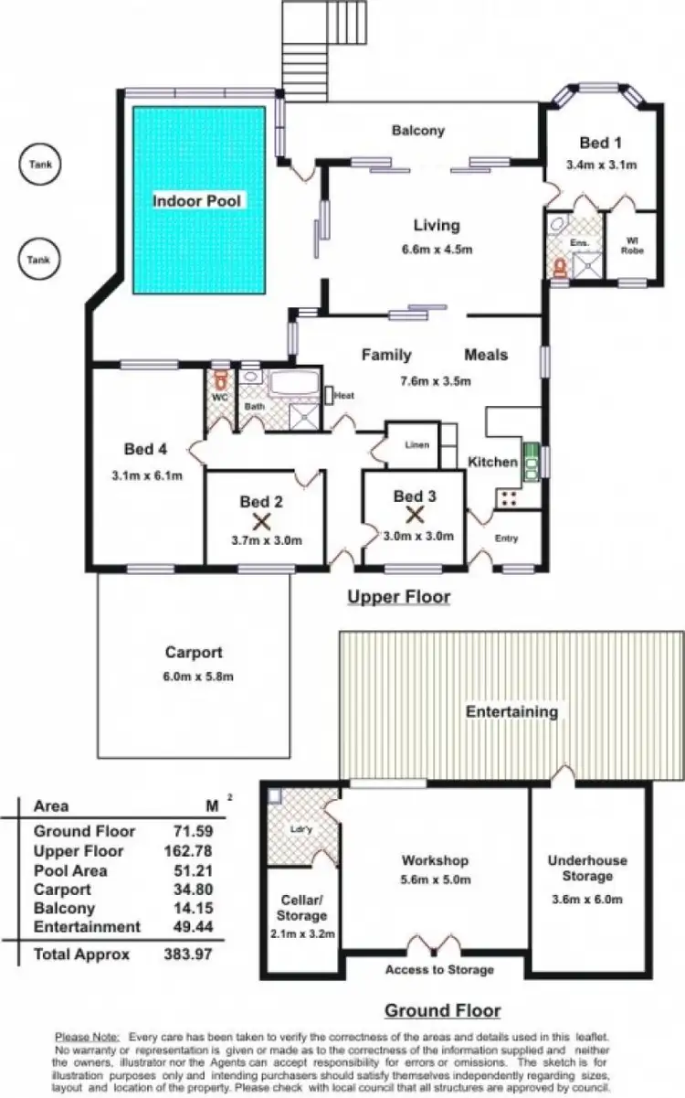 Floorplan of Homely house listing, Address available on request
