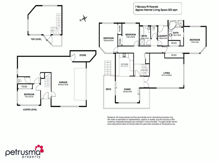 Floorplan of Homely house listing, 7 Monaco Place, Howrah TAS 7018